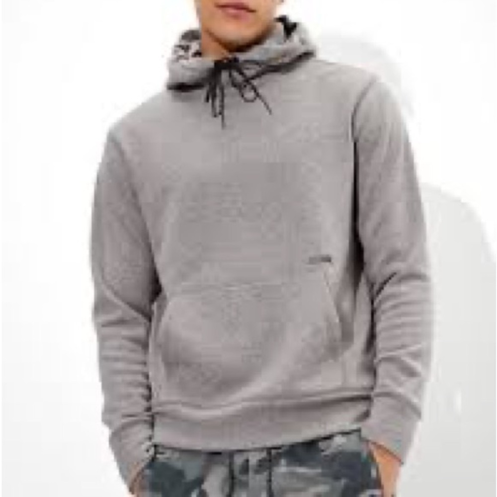 American Eagle Outfitters Gray Pullover Hoodie